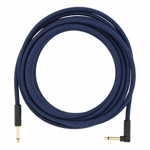 Fender Deluxe 18.6 Angle Instrument Cable Blue Dream