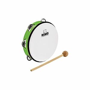 Nino Percussion ABS Tambourine 8 Inch Grass Green