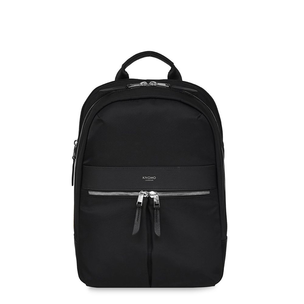 Knomo Mini Beaufort Backpack 12-Inch Black/Gold Hardware
