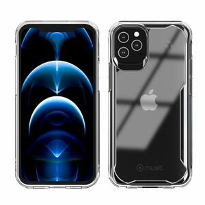 Muvit for Change Shockproof 2m Case Transparent for iPhone 12 Pro Max