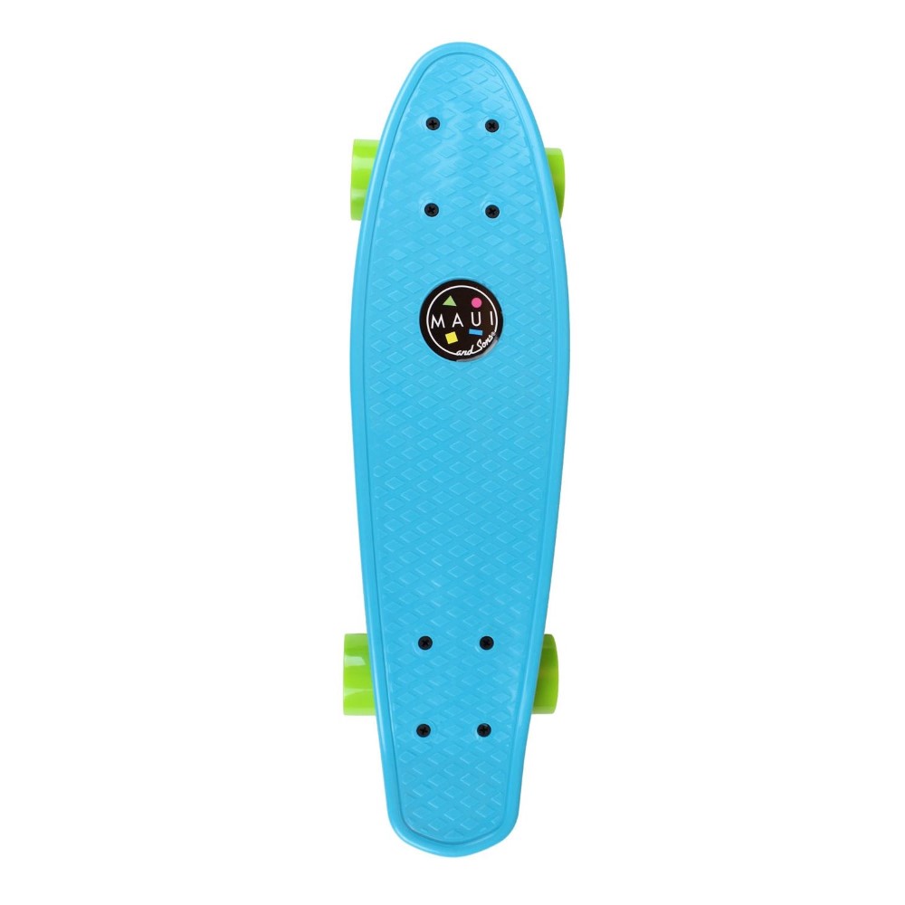 Maui & Sons Cookie Skateboard Blue 22-Inch