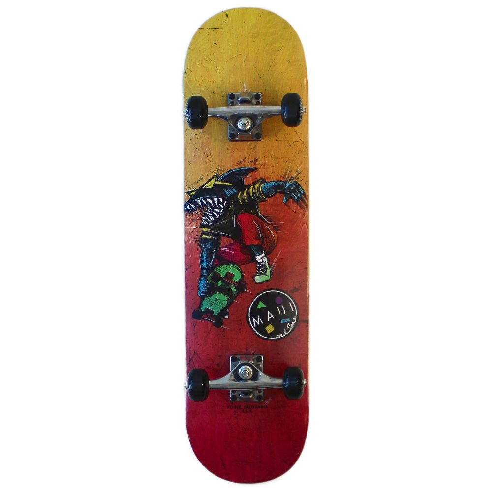 Maui And Sons Traditional Skateboard Aggro Skater 31 Inch
