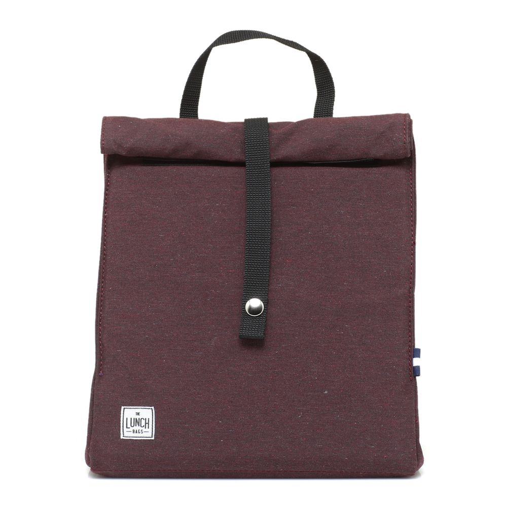 The Lunchbags Original Plus Lunch Bag 8L - Cabernet Plus with Black Strap