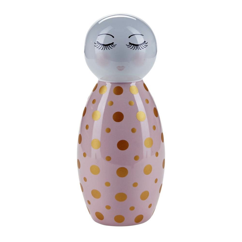 Miss Etoile Moneybank Large with Closed Eyes and Dots