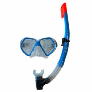 Maui And Sons Leisure 3 Piece Diving Set Blue (Mask/Snorkel/Fins)