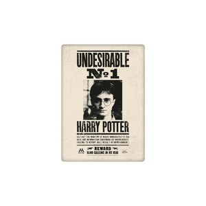 Harry Potter Undesirable No1 Metal Fridge Magnet