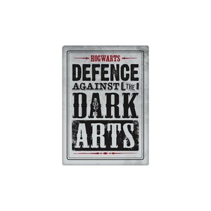 Harry Potter Defence Against The Dark Arts Metal Fridge Magnet