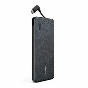 Anker PowerCore+ 10000mAh Power Bank with Built-in USB-C Cable