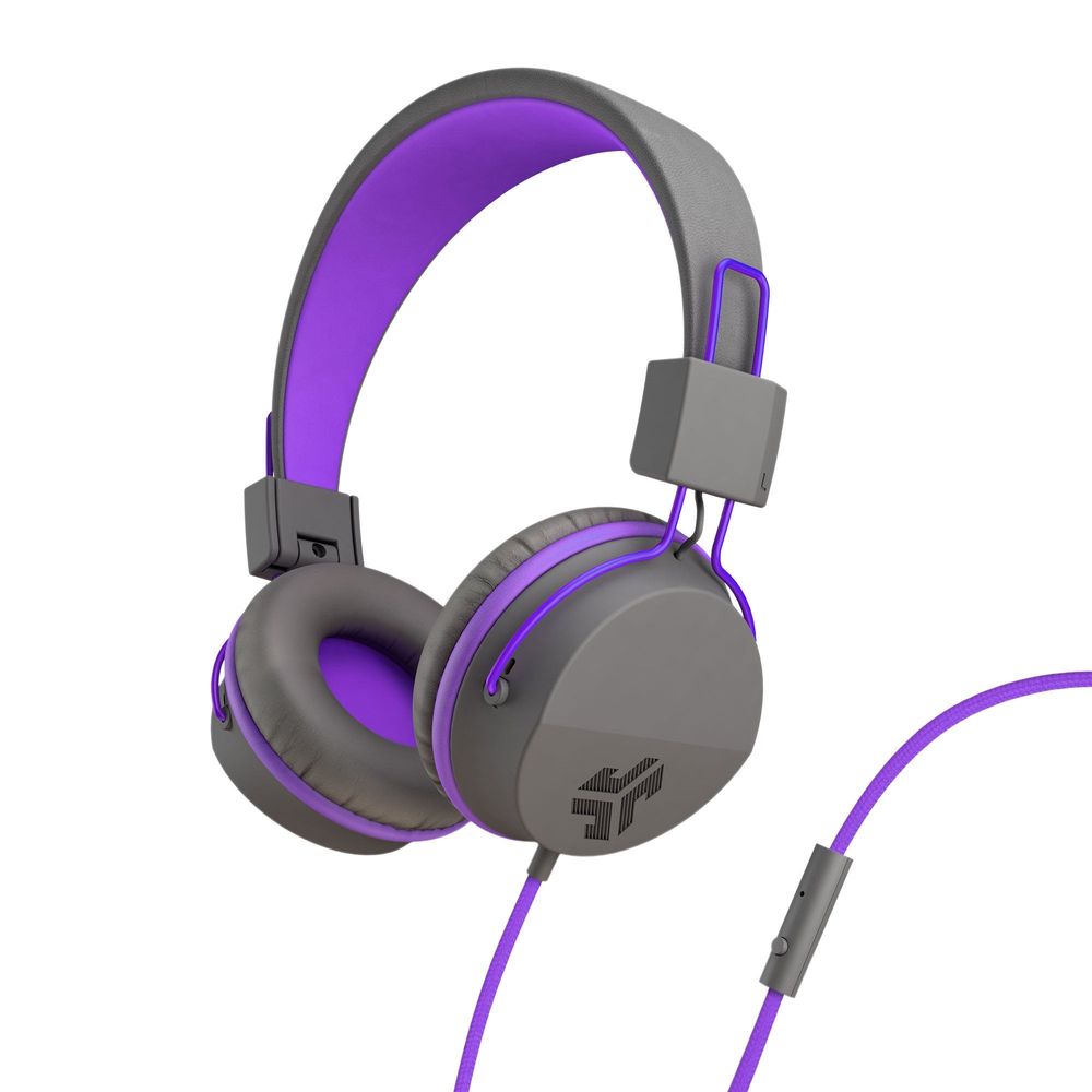 Jlab Jbuddies Studio Folding Kids Aux On-Ear Headphones - Purple