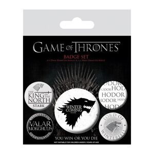 Pyramid International Game Of Thrones Winter Is Coming Badge Pack