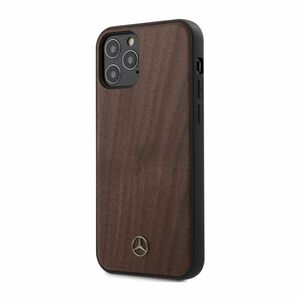 Mercedes Benz Wood Case Walnut Brown for iPhone 12 Pro/12