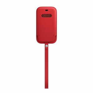 Apple Leather Sleeve with Magsafe (Product)Red for iPhone 12 Mini