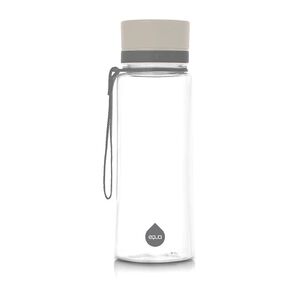 Equa Bpa Free Plain Water Bottle Grey 600ml