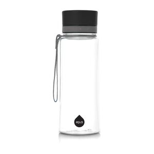 Equa Bpa Free Plain Water Bottle Black 600ml