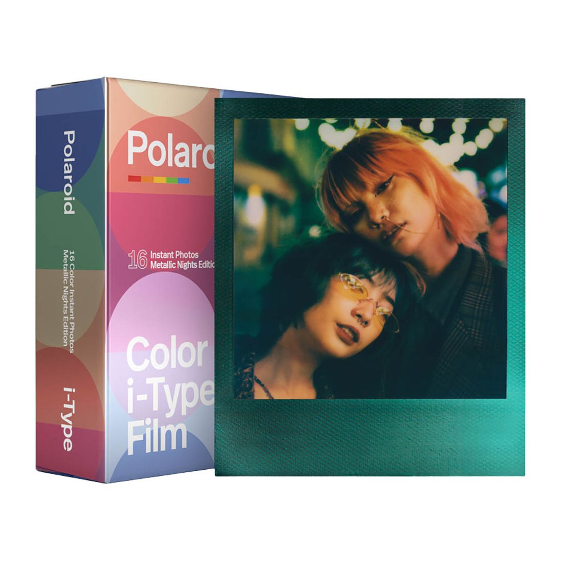 Polaroid Color Film for I Type Metallic Nights Double Pack