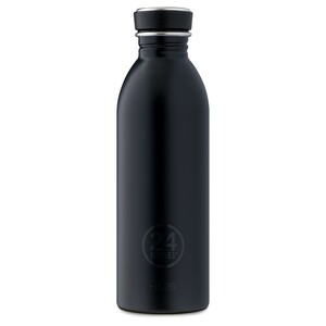 24 Bottles Urban Bottle Basic Stone Tuxedo Black 500ml