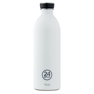 24 Bottles Urban Bottle Basic Stone Ice White 1000ml