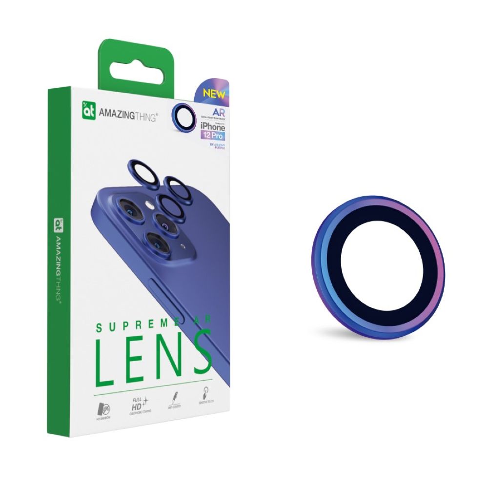 Amazing Thing AR Lens Defender Three Lens Version Symphony Purple For iPhone 12 Pro/12