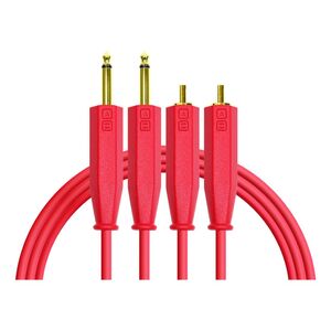 Chroma Cables 2Rca To 2Jk Red