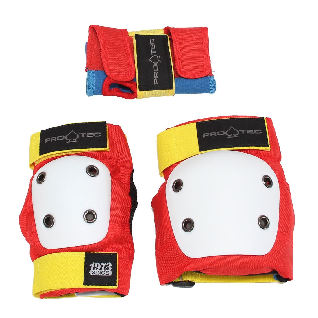 Pro-Tec Street Gear Junior Pad Set Red Set Of 3 (Youth Small)