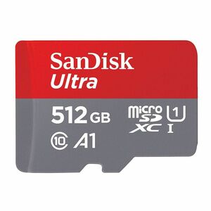 Sandisk 512GB Ultra Microsdxc 120MB/S A1 Class 10 UHS-I