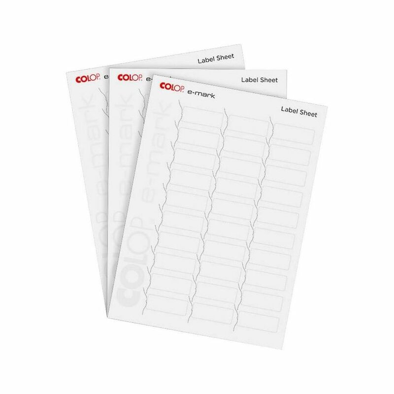 Colop Label 1Package/10Sheets 300Labels 48 x 18mm Size A4