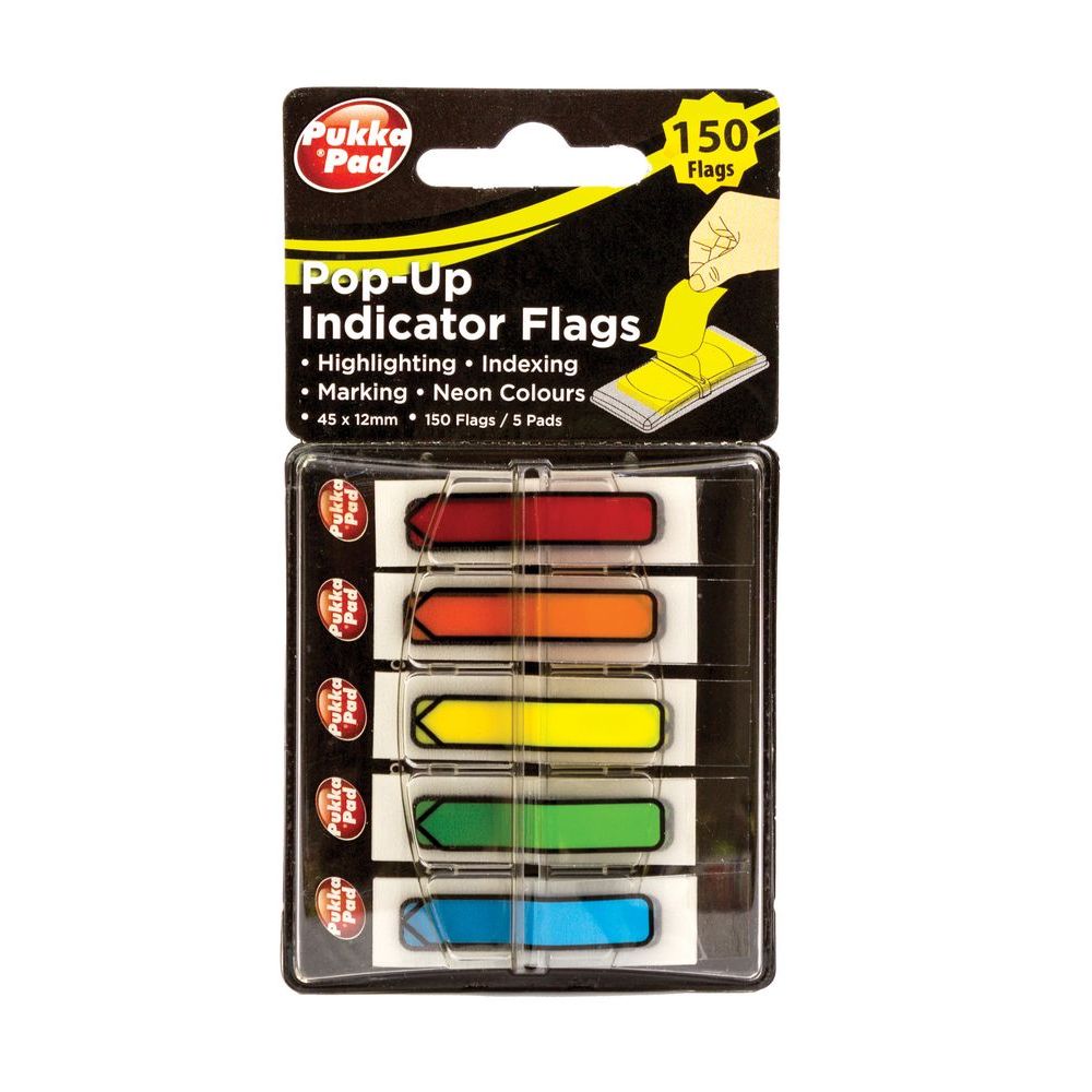 Pukka Pads Pop Up Indicator Flags 45 x 12 mm