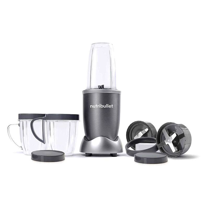 Nutribullet Multi-Function High Speed Blender Mixer System with Extractor Smoothie Maker 600W Gray (Set of 12)