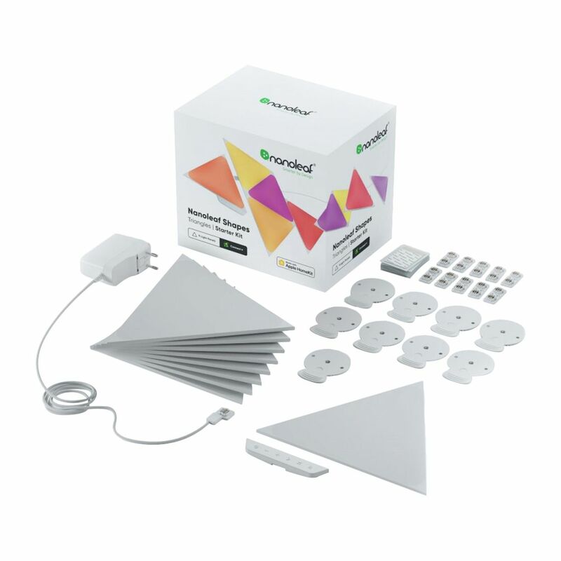 Nanoleaf Shapes Triangles Starter Kit White EU/UK (Pack of 9)