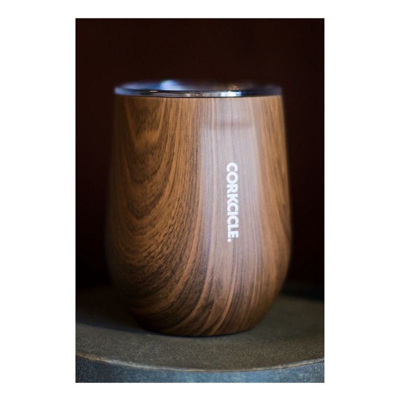 Corkcicle Canteen Stemless 350ml Walnut