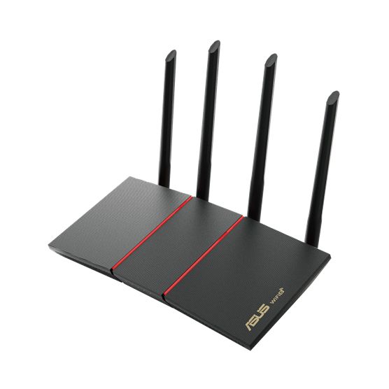 ASUS RT-AX55 Ax1800 Dual Band Wi-Fi 6 Gigabit Router