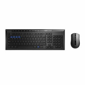 Rapoo 8200M Multi-Mode Keyboard + Mouse - Arabic/English) - Black