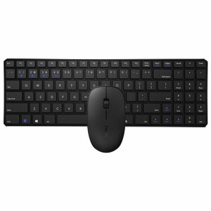 Rapoo 9300M Multi-Mode Ultra-Slim Keyboard + Mouse - Arabic/English) - Black