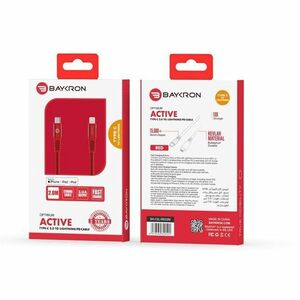 Baykron Type-C to Lightning Cable 2M Red