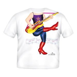 Rock Star Jump Girl Youth X Small T-Shirt