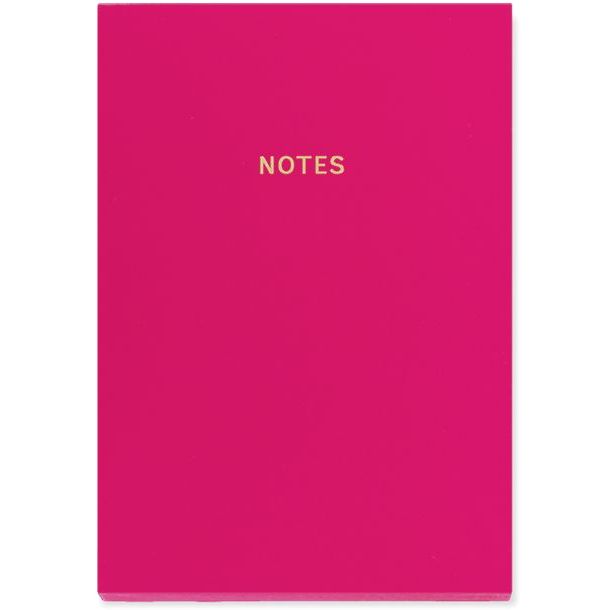 Go Stationery Colourblock Cerise Pink A5 Notebook
