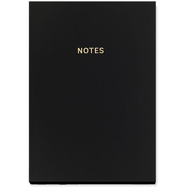 Go Stationery Colourblock Black A5 Notebook