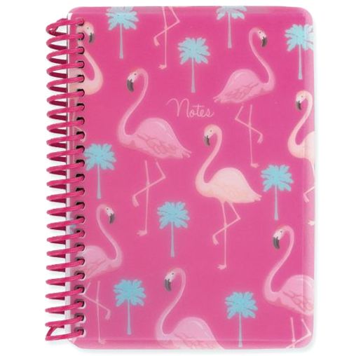 Go Stationery Flamingo A6 Polyprop Notebook