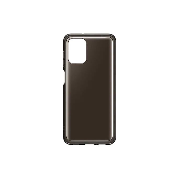 Samsung Soft Clear Cover Black for Galaxy A12