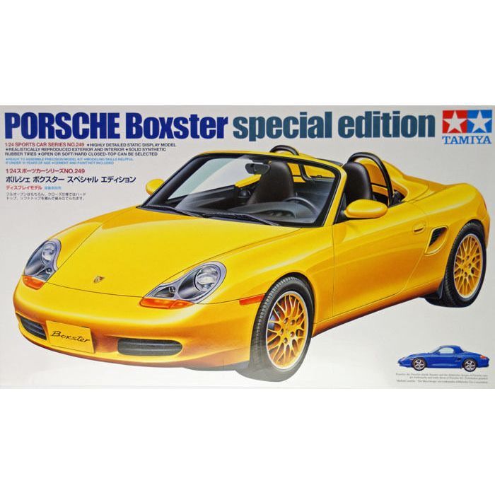 Tamiya Sports Car No.249 Porsche Boxster 2001 Special Edition 1/24 Scale Assembly Kit