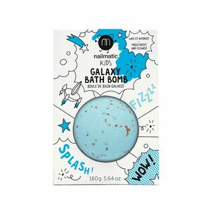 Nailmatic Kids Comet Bath Bomb Vegan & Blue With Red Flakes