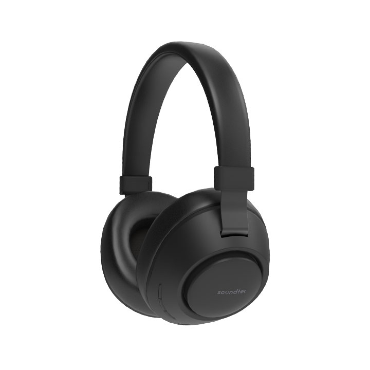 Porodo Soundtec Deep Sound Wireless Over Ear Headphone Black