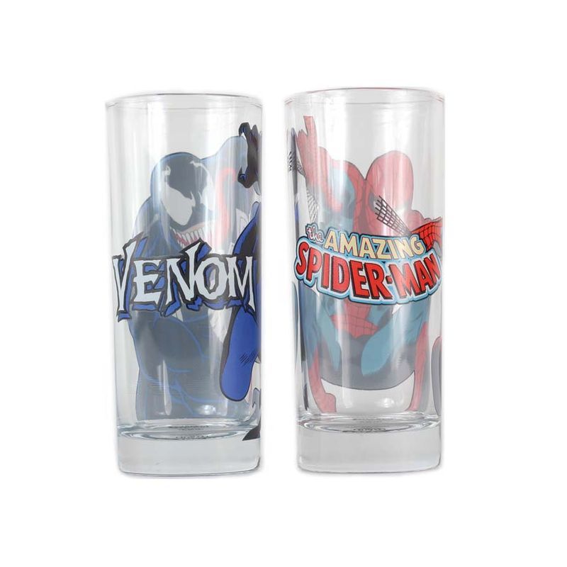 Marvel Spider-Man and Venom Glasses (Set Of 2)