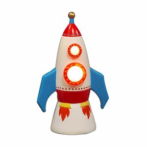 Just For Kids Space Explorer USB Space Rocket Night Light