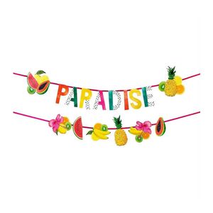Tropical Fiesta Paradise Fruit Double Layered Garland Double Garland Pack