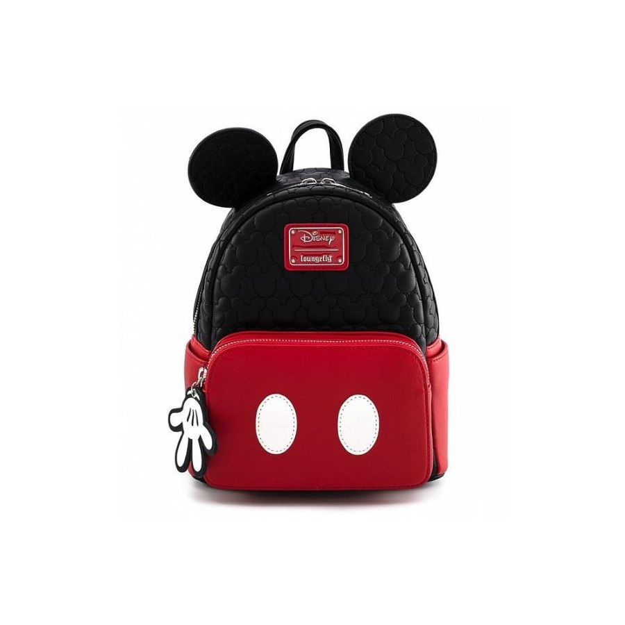 Loungefly Disney Mickey Mouse Quilted Oh Boy Mini Backpack