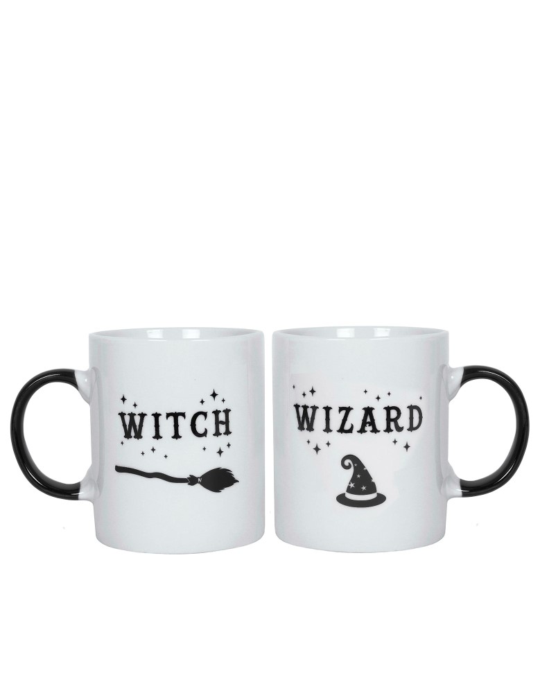 Witch & Wizard Mug Set