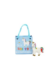 Standing Rainbow Unicorn with Bag