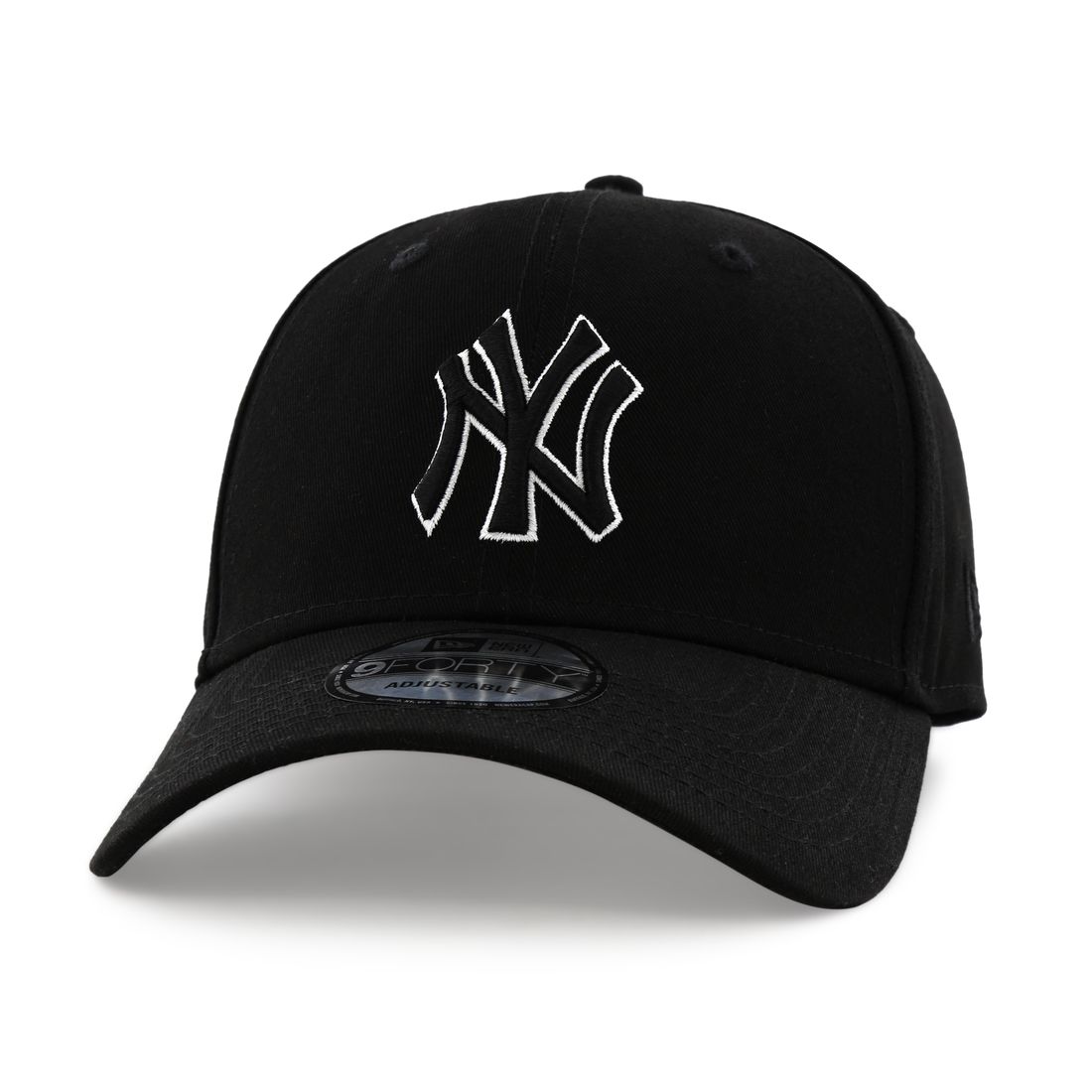 New Era Black Base New York Yankees Men's Cap Black