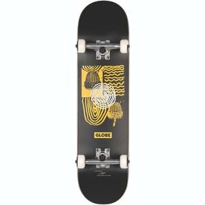 Globe G1 Fairweather Skateboard Black/Yellow 8 Inch